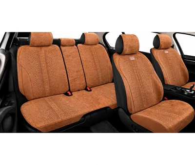 Комплект накидок на автомобильные сиденья PSV Decor / 139170 (коричневый)