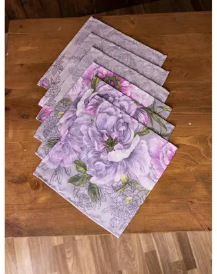 Сервировочная салфетка KAPSLINE Декоративная 33x33 (6шт, Элеонора)