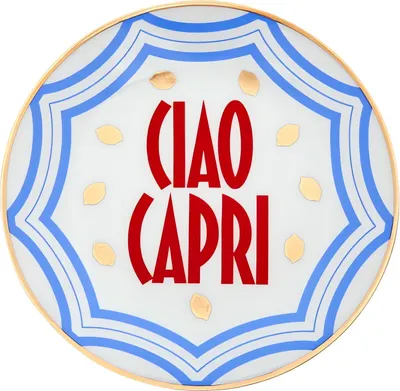 Блюдце Bitossi Ciao Mondo Capri CIA00110