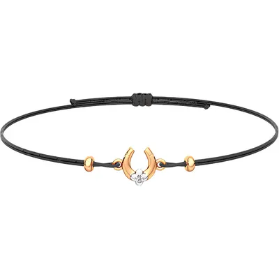 Браслет из розового золота ZORKA 6D0052.9K.R.01 (18см, с бриллиантом)