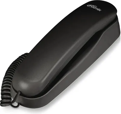 Проводной телефон Ritmix RT-002 (черный)