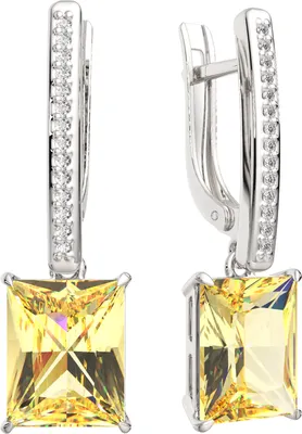 Серьги из серебра ZORKA 03101926 (с фианитами)