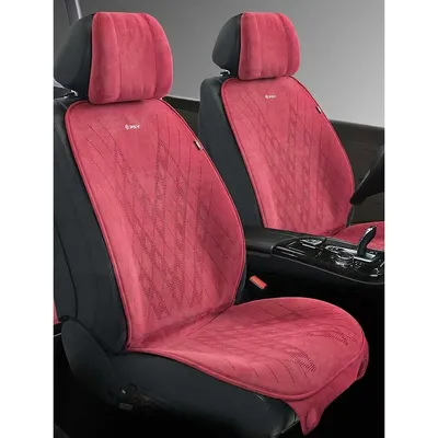 Комплект накидок на автомобильные сиденья PSV Atom 2 Front / 138849 (бордовый)