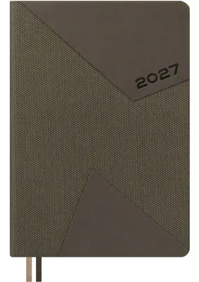 Ежедневник Escalada Пике 2027 / 73474 (176л, коричневый)