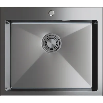 Мойка кухонная Mixline Pro 559597 (черный графит, с сифоном)