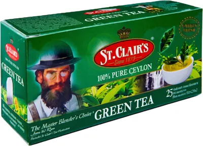 Чай пакетированный St.Clair's Green Tea (25пак)