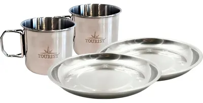 Походный набор Tourist MUG FOLD-340 / TK-583 + Следопыт PF-CWS-P77 (2 персоны)