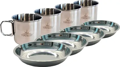 Походный набор Tourist MUG FOLD-340 / TK-583 + Дружба ДК-540 (4 персоны)