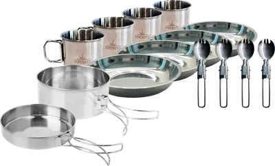 Походный набор Дружба ДК-540+ДК-590+Tourist MUG FOLD-340/TK-583+ECOS Camp-S12 / 991023 (4 персоны)
