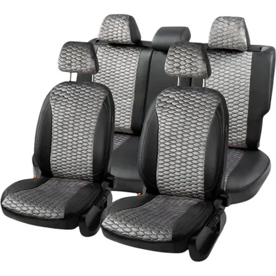 Комплект чехлов для сидений PSV Статус Hyundai Solaris I/Kia Rio III 2010-2017 г / 139304 (серый)