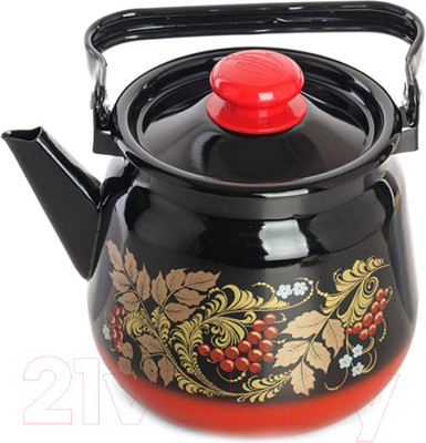 Чайник Сибирские товары С2716.38 (красный/черный)