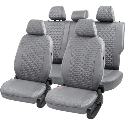Комплект чехлов для сидений PSV Статус Hyundai Creta I 2016-2021 г / 139680 (серый)