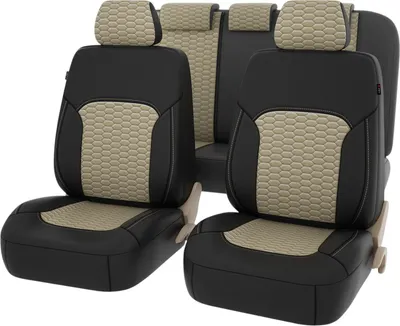 Комплект чехлов для сидений PSV Forester Next / 137012 (черный/бежевый)