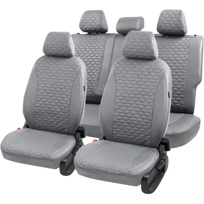 Комплект чехлов для сидений PSV Статус Toyota Rav4 IV 2012-2019 г / 140186 (серый)