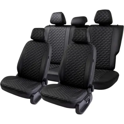 Комплект чехлов для сидений PSV Статус Toyota Rav4 IV 2012-2019 г / 140180 (черный/отстрочка черная)