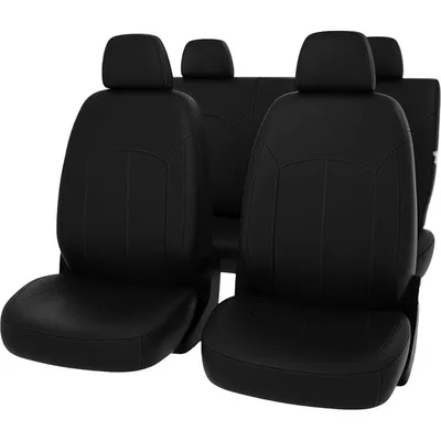 Комплект чехлов для сидений PSV Статус ВАЗ 21099 1990-2011 г / 140111 (черный/отстрочка черная)