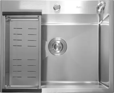 Мойка кухонная Astir Pro Decor Millet Satin 60x50 (с дозатором и корзиной)