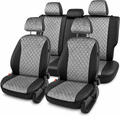 Комплект чехлов для сидений PSV Hyundai Solaris II/Kia Rio IV 2017-2022 г / 139286 (серый)