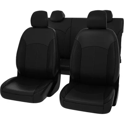 Комплект чехлов для сидений PSV Hyundai Solaris II/Kia Rio IV 2017-2022 г / 138776 (черный)