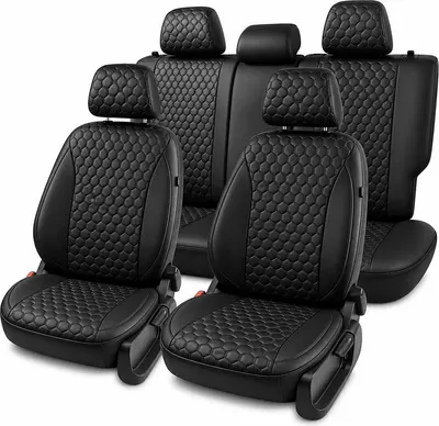 Комплект чехлов для сидений PSV Hyundai Solaris II/Kia Rio IV 2017-2022 г / 139278 (черный)