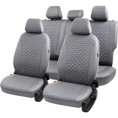 Комплект чехлов для сидений PSV Kia Optima IV 2015-2020 г / 140099 (серый)