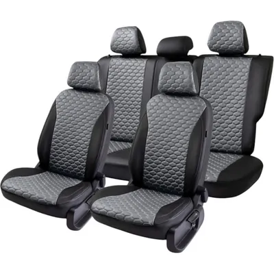 Комплект чехлов для сидений PSV Ford Focus III 2011-2019 г / 140192 (черный/серый)