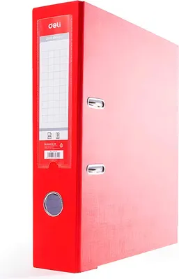 Набор папок Deli WF81875R/10 (10шт, красный, разборная)