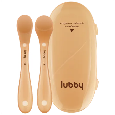 Набор столовых ложек для кормления Lubby 34439/12 (1.5мл+3мл)