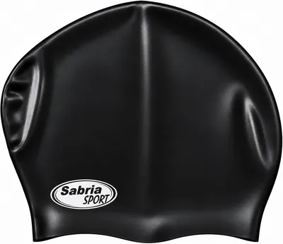 Шапочка для плавания Sabriasport CP100 (черный)