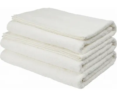 Набор полотенец YOTSUBA Япония 40x70/50x90/70x140 500г (3шт, белый)