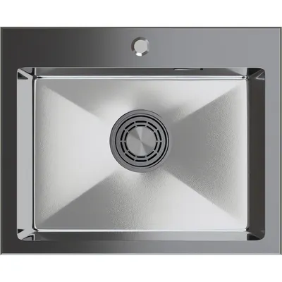 Мойка кухонная Mixline Pro 559608 (черный графит, с сифоном)