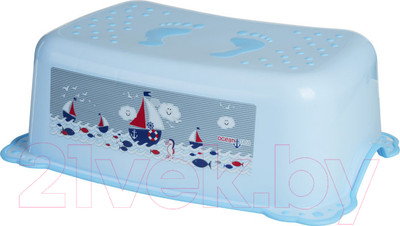 Табурет-подставка Maltex Океан / 5467 (голубой)