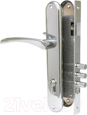 Замок врезной Аллюр 0203 CP / 1016 (хром)