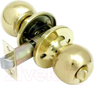 Ручка дверная Аллюр 5560 PB / 1190 (латунь)