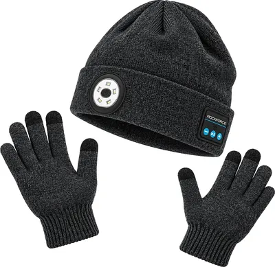 Шапка RockForce +перчатки / RF-222 Dark Grey (67861)
