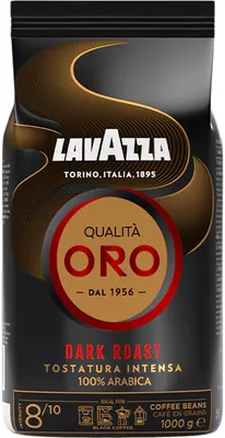 Кофе в зернах Lavazza Qualita Oro Dark Roast / 15207 (1кг)