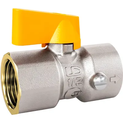 Шаровой кран LD Pride 44.15.В-В.МЦ.Ф М20 Ду15 Ру40 / LD 44.516.1.15xM20.N GAS