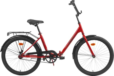 Велосипед AIST Smart 24 1.1 24 2025 (красно-черный, разобранный, в коробке)