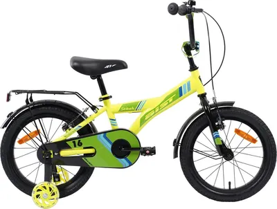 Детский велосипед AIST Stitch 16 16 2026 (желтый, разобранный, в коробке)