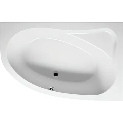 Ванна акриловая Riho Lyra 153 L / B022001005-1 (белый, с ножками и экраном)