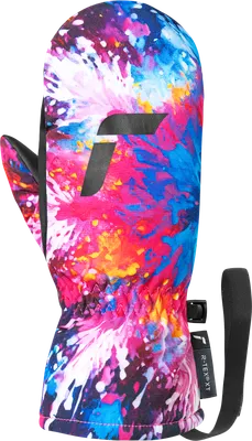Варежки лыжные Reusch Carter R-Tex XT / 6461520_7500 (р.6, Black/Multicolour Snowflake)