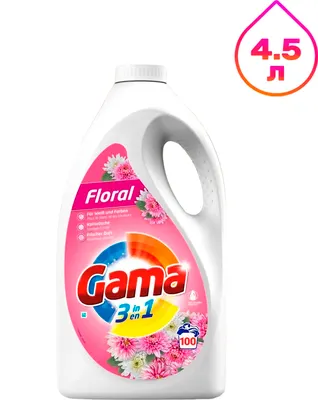 Гель для стирки GAMA Sensations Floral (4.5л)