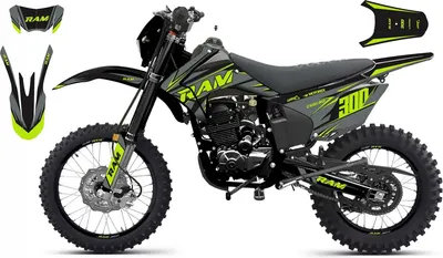 Мотоцикл RAM Enduro 300 без ПТС (зеленый)