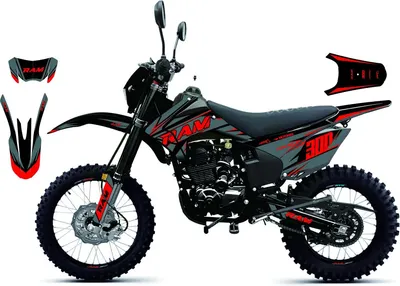 Мотоцикл RAM Enduro 300 без ПТС (красный)