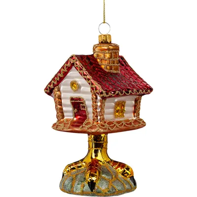 Елочная игрушка Erich Krause Decor. Избушка на курьих ножках / 65905