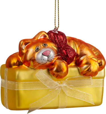 Елочная игрушка Erich Krause Decor. Рыжий кот / 65990