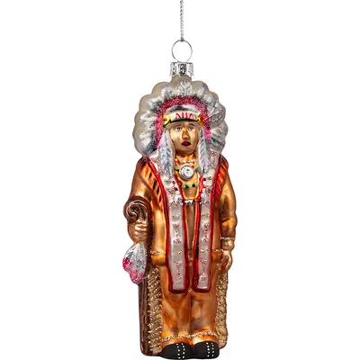 Елочная игрушка Erich Krause Decor. Вождь индейцев / 65955