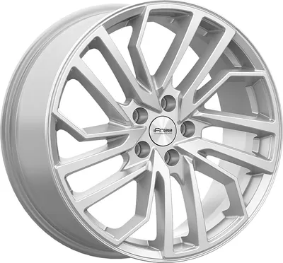 Литой диск iFree R-Line 18x7.5" 5x114.3мм DIA 66.6мм ET 34мм Сильвер