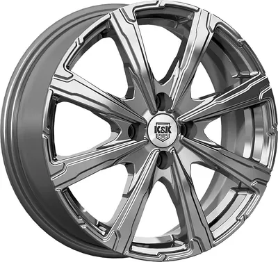 Литой диск K&K Арагац 16x6" 4x100мм DIA 60.1мм ET 50мм Дарк платинум
