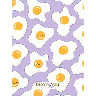 Набор тетрадей ILikeGift Draw Me! Яичница / K-136-NB-029-03 (12шт, 12л, клетка)